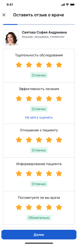 Пять критериев при написании отзыва на врача